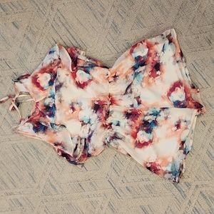 Ruffle Shorts Romper